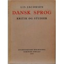 Dansk sprog - kritik og studier
