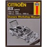 Citroën BX. Haynes Owners Workshop Manual