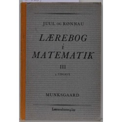 Lærebog i  matematik