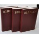 Bibelen - Bind 1 + 2 + 3. Stor skrift