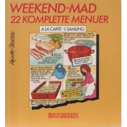 Weekend-Mad – 22 Komplette Menuer. Tegninger af Kaj Otto Thomassen.