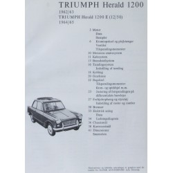 Triumph Herald 1200. 1962/63. Triumph Herald 1200 E (12/50). 1964/65.
