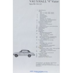 Vauxhall ”4” Victor. Serie FB 1962/63.