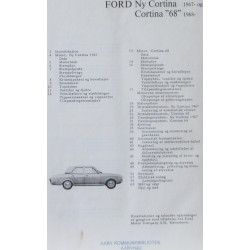 Ford Ny Cortina 1967- og Cortina ”68” 1968-