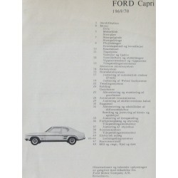 Ford Capri. 1969/70.