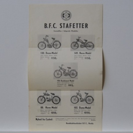 BFC Stafetter- fremstilles i følgende Modeller