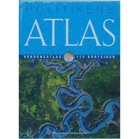 Politikens atlas. Verdensatlas med 112 kortsider.