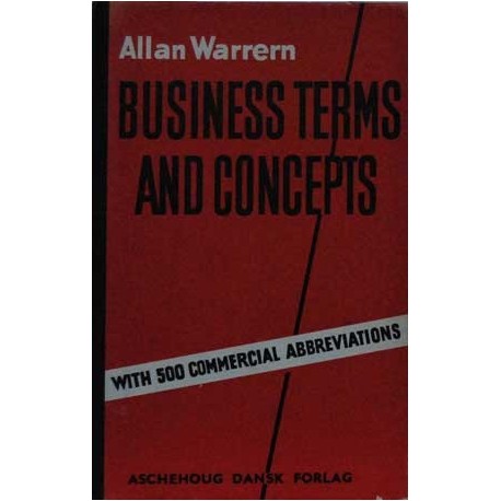 Business Terms and Concepts